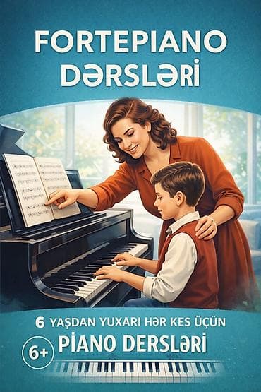 Автоуслуги: Fortepiano dərsləri – 6 yaşdan yuxarı hər kəs üçün Xüsusiyyətlər: - — 1