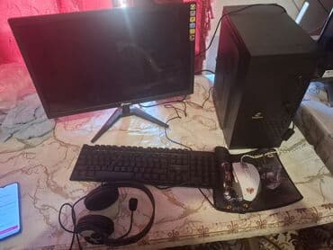 stolustu komputer satışı: Masaüstü kompüter dəsti Tərkib: - Sistem bloku: Leglon/Leglen brendi — 1