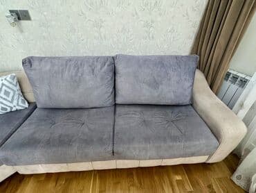 kunc divan metbex ucun: Угловой диван, Б/у, Раскладной, С подъемным механизмом, Велюровая ткань, Нет доставки — 3