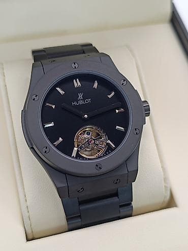 Saat dəstləri: Yeni, Qol saatı, Hublot, rəng - Qara — 2