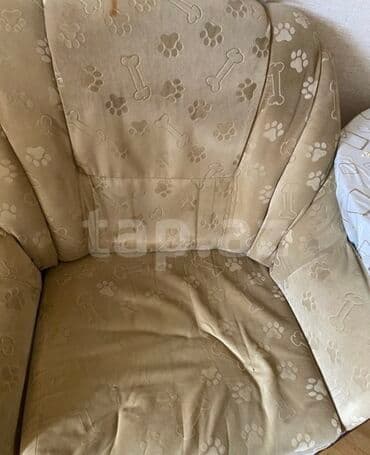 puf oturacaq: İşlənmiş, Kreslo-kravat, Parça — 2