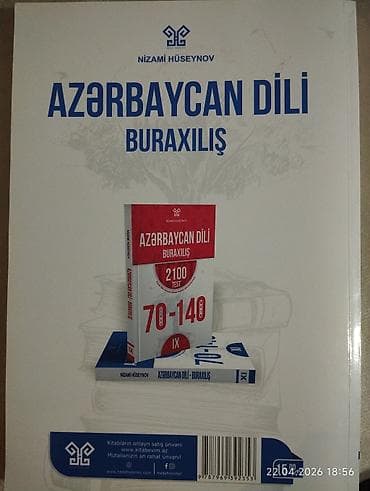 kitap: Məhsul: “Azərbaycan dili – Buraxılış” test toplusu Müəllif: Nizami — 2
