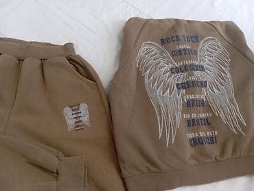 gün eynekleri: Unisex idman dəsti – kapüşonlu svitşot və şalvar - Rəng — 3