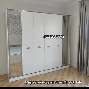 Yataq otağı mebel dəsti - Komplekt: 6 qapılı dolab (kənarlarda tam