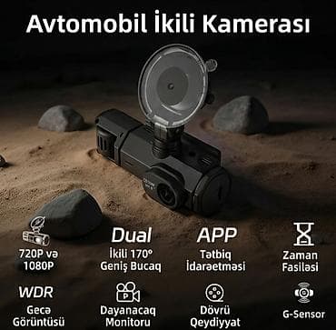 limitsiz data kart: FOXGOD avtomobil ikili kamera sistemi Xüsusiyyətlər: - İkili kamera — 4