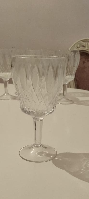 icmeli su catdirilma: Qədəhlər, Xrustal, 6 ədədli dəst — 1