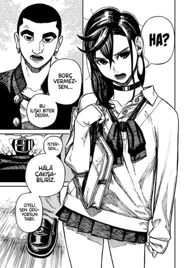 Məhsul: Türk dilində mətnli manga səhifələri (qara‑ağ) Təsvir: -