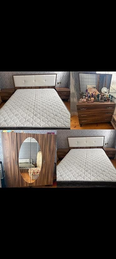 dosey: Yataq dəsti satılır 350₼. Matrası yoxdur. Ünvan Sumqayıt. 6150. F — 1