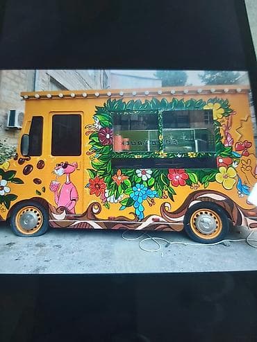 et ceken masin: Seyyar Rəngarəng dizaynlı mobil “Food Truck” – qida və içki satışı — 1