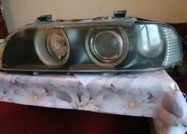 fara led: Sol, Yaxın və uzaq vuran işıqlar BMW, 2001 il, Orijinal, Almaniya, İşlənmiş — 1
