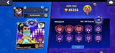 Brawl Stars Hesabı - 85.000 Kupa