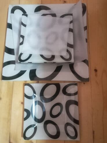 tort qablari: Tort və şiriniyyat qabı, Şüşə — 5