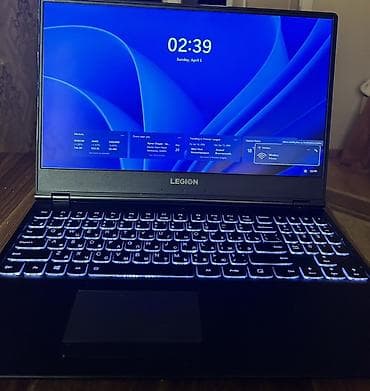 a 6: Lenovo Legion oyun/performans noutbuku Xüsusiyyətlər: - Prosessor — 1