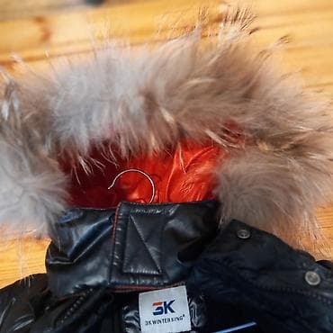 Детская одежда и обувь: Uşaq üçün qışlık şişmə kurtka - Rəng: qara, iç hissədə qalın — 10