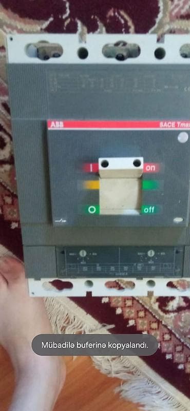 ABB Group Elektrik avtomat, 3 faza lalafo.az -da ABB Group Elektrik avtomat, 3 faza