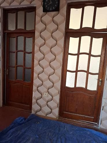 sehf qapi: Taxta daxili qapılar – şüşəli model - Material: tam taxta (təbii — 3