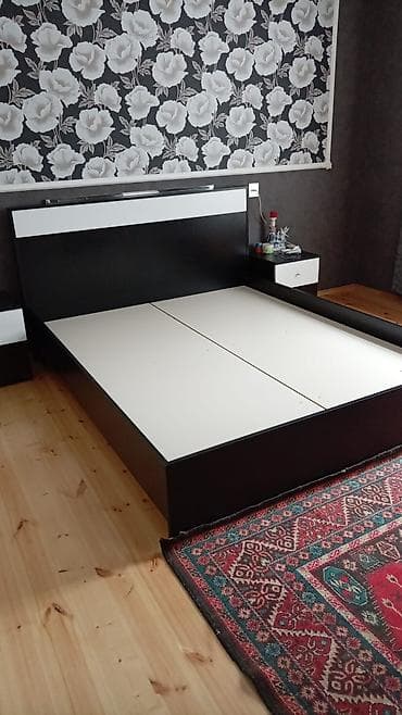 taxta stol stul satiram: İkinəfərlik çarpayı, 2 tumba — 2