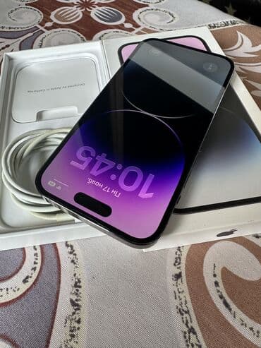 iphone 15 pro max: IPhone 14 Pro, 256 GB, Deep Purple, Face ID — 6