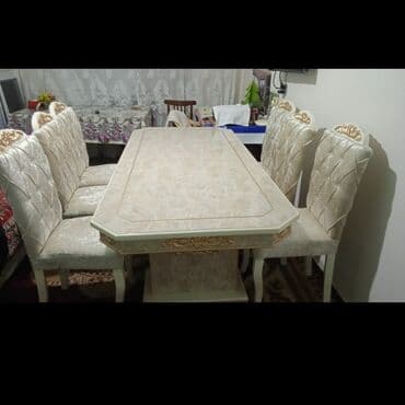 künc divan modelleri 2021: Dördbucaq masa, Qonaq otağı üçün, 6 nəfər, Açılmayan, Azərbaycan, Zəmanətli — 3