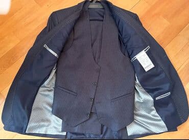 oğlanlar üçün son zəng paltarı: MİNİ ZOLAQLI-40m Ölçüsü-48 Drop-6 Ramzotti firması Tünd göy rəngdə — 8