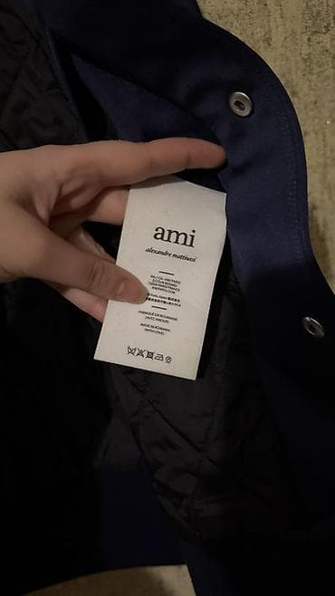 elf bar ucuz: Ami Paris (Alexandre Mattiussi) varsity üslublu gödəkçə - Rəng: tünd — 3