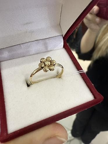 qlzll saat: Toy, Üzük, Sarı qızıl, 585 Əyar, Qaşsız — 1