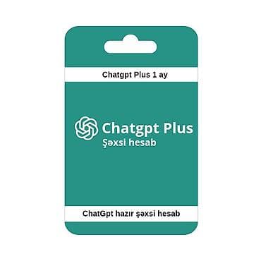 Məhsul: ChatGPT Plus – şəxsi hesab (1 ay) Təsvir: - 1 aylıq ChatGPT — 1