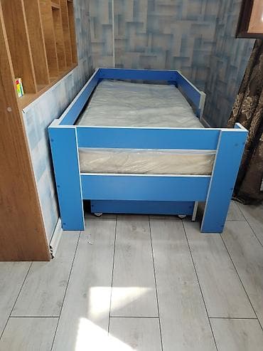 bedroom: Oğlan və qız üçün, İşlənmiş, Çarpayı, Bazasız, Matras ilə, Siyirməli — 5