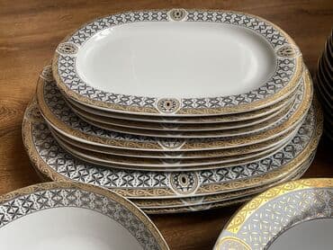 подарок женщине: Обеденный набор, цвет - Белый, 17 персон, Азербайджан — 4