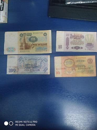 İdman və hobbi: 100 Sovet rublu, 1991 il, Vəziyyəti: Yaxşı — 2