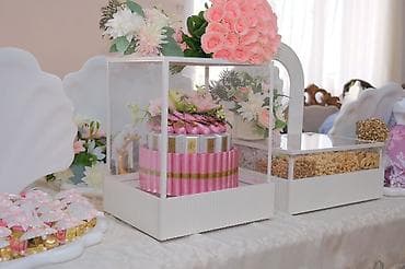 Xonça üçün dekorativ vitrin və aksesuar dəsti - Məhsul: Şirniyyat və — 5