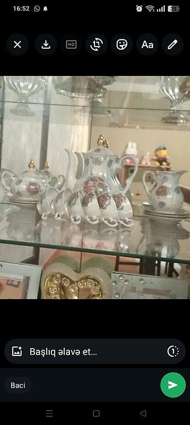 Qab-qacaq və mətbəx ləvazimatları: Çay dəsti — 1