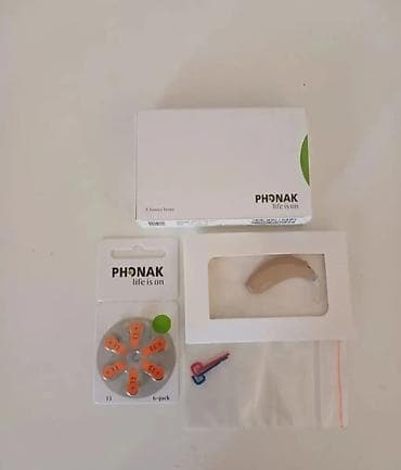 Слуховые аппараты: Phonak qulaq eşitmə aparatı dəsti Brend: Phonak (life is on) Tip — 3