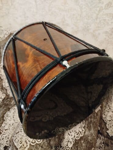 nerd taxta sekilleri: Balaban (nağara) tipli ikitərəfli davul - Korpus: cilalanmış ağac — 11