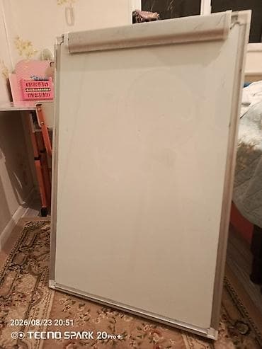 Flipchart daska satilir ayaqlari ustunde olur uzunu 85 eni 55 az — 7