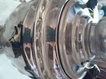 maca cayı: Metal samovar – klassik dizayn - Material: parlaq metal gövdə — 1