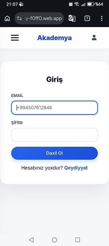 derzi elanlari 2024: Veb saytların hazırlanması, Mobil tətbiqlərin hazırlanması | Domen, Hosting — 3