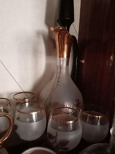 Şüşə qrafinka və bokal dəsti - Dəst tərkibi: 1 ədəd qrafinka və 6 lalafo.az -da Şüşə qrafinka və bokal dəsti - Dəst tərkibi: 1 ədəd qrafinka və 6