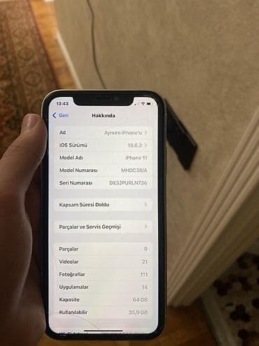 iphone 8 plus satilir: IPhone 11, Ağ, Face ID — 9