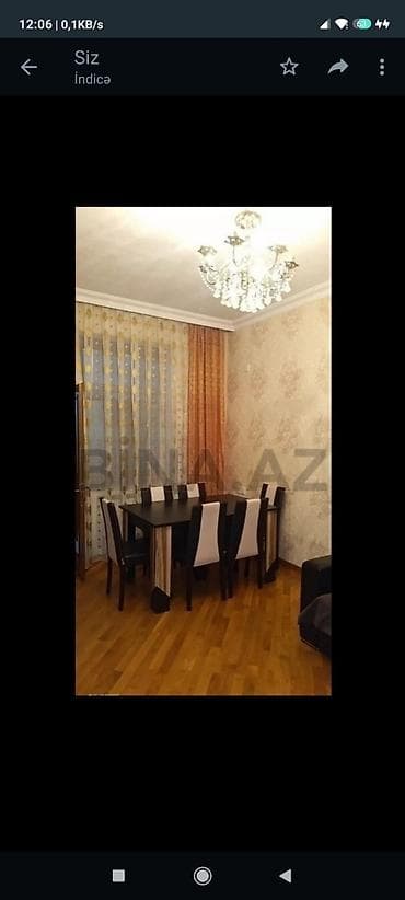 gencede kiraye ev: Mənzil 8 mk-nda Bravo,Macdonald's Azadlıq.m 5 dəq.məsafədə — 4