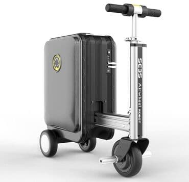 2 cı el elektrikli scooter: ✈️ Səyahət artıq yorucu deyil! Yeni Airwheel SE3S – həm çamadan, həm — 3