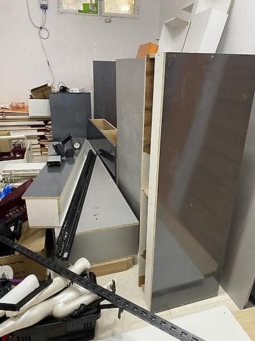 taxta rəf: Mağaza vitrin və mebel hissələri – komplekt - Material: laminat/LDSP — 2