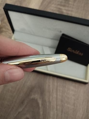 Qələmlər: Scribe markalı hədiyyə qutusunda dəstləşdirilmiş metal qələm. yenidir — 5