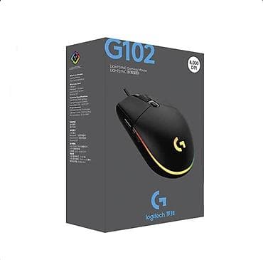 Logitech G102 LIGHTSYNC oyun siçanı, yeni gutudadi, acilmayib
