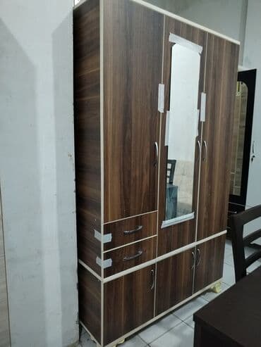 горка для посуды: Новый, Распашной, 3 двери Прямой шкаф, Шкаф-вешалка, Азербайджан — 10