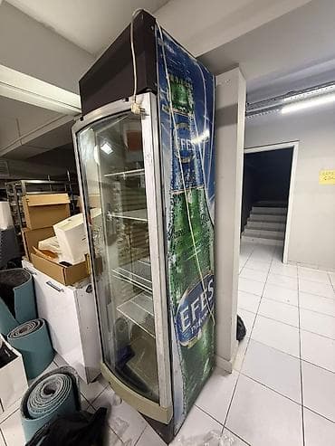 orta vitrin: 350₼ — Vitrin soyuducu Ünvan: Ağ Şəhər 7767 zeyno♥️ - Şüşə qapılı — 1