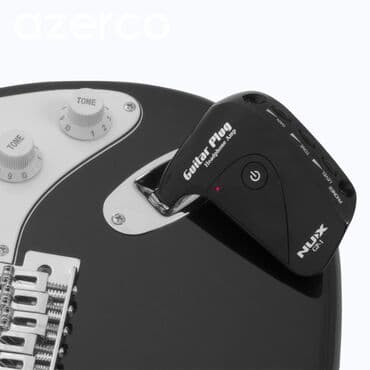 modem guclendirici: NUX GP-1 qara rəngli qulaqlıq gücləndiricisi. Gitara ilə birbaşa — 4