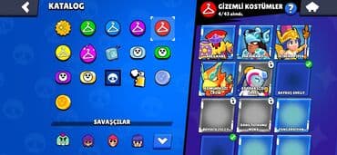 Digər kolleksiyalar: Brawl Stars hesabı – yüksək göstəricilər və zəngin kolleksiya Profil — 19