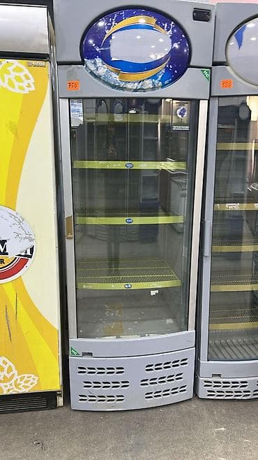 Vitrin tipli içki soyuducusu - Şüşə qapılı, tək bölməli vitrin