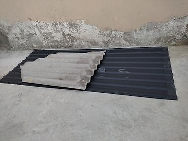 paneler: 5 ədən dəmir dam örtüyü təzədir artıq qalıb satıram met 6 man almışam — 4